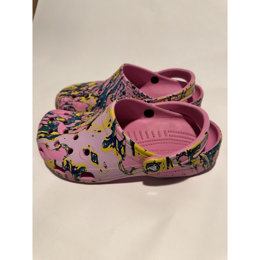 CROCS Unisex Bubble Marble Clogs 8 - Picture 2 of 5